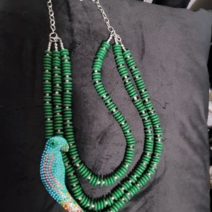 Necklace with removable brooch